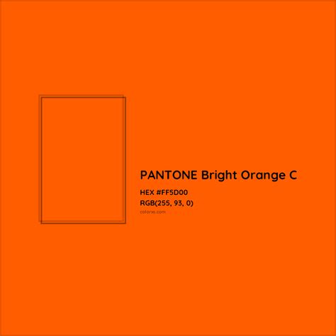 pantone fluorescent orange.